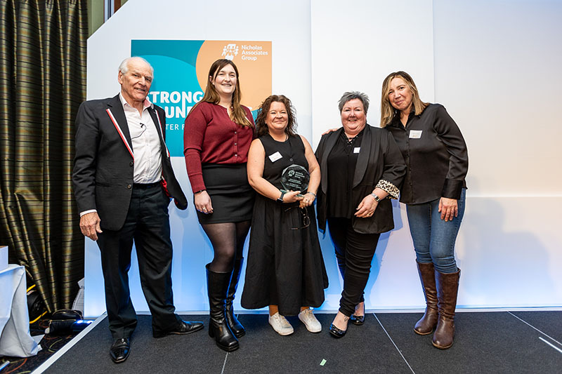 L-R: Nick Cragg, Georgia Marlow, Jakki Lovewell, Jan Crabb, Alison Lowery