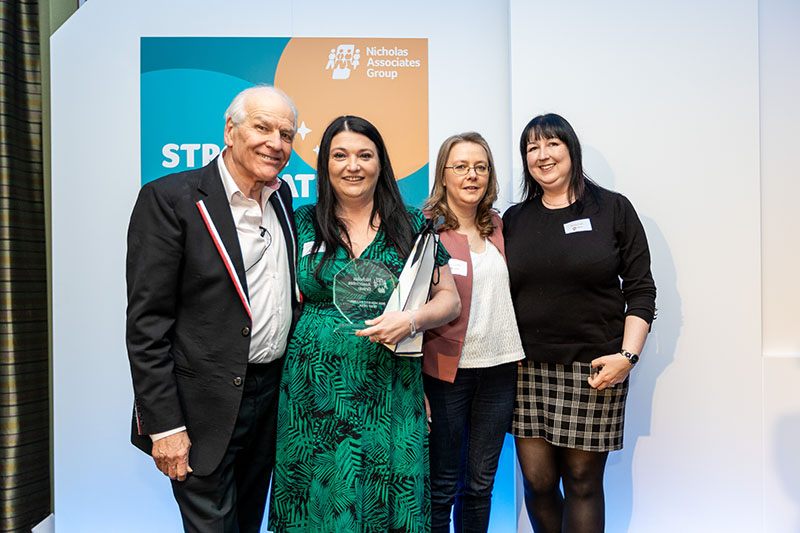 L-R: Nick Cragg, Christina Poulton, Jane Bayliffe and Nicola Cowl